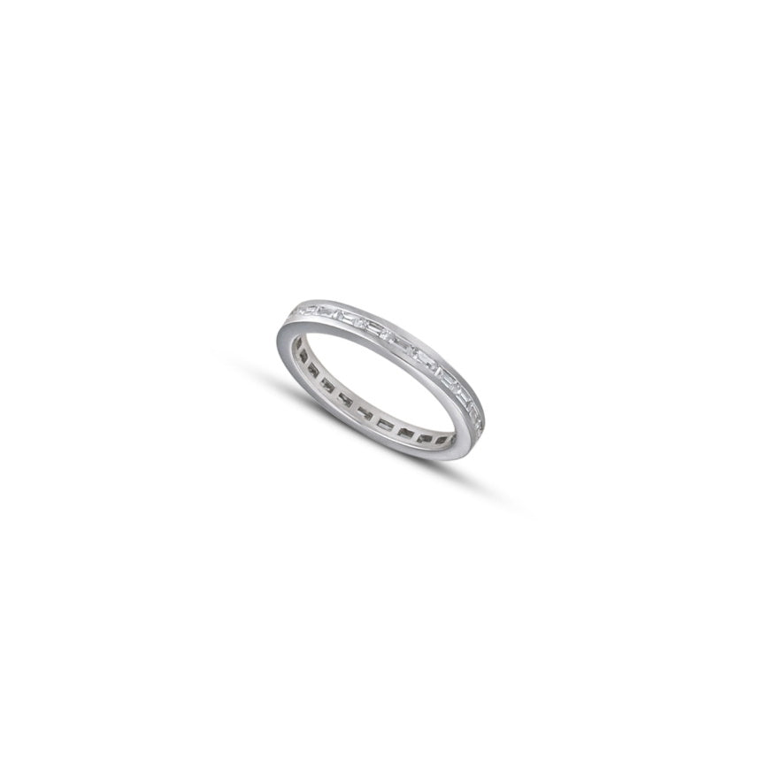 Channel Setting Eternity Band - Alexis Jae Jewelry