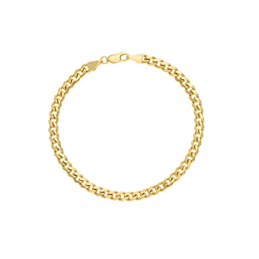 Hollow Cuban Link Bracelet - Alexis Jae Jewelry