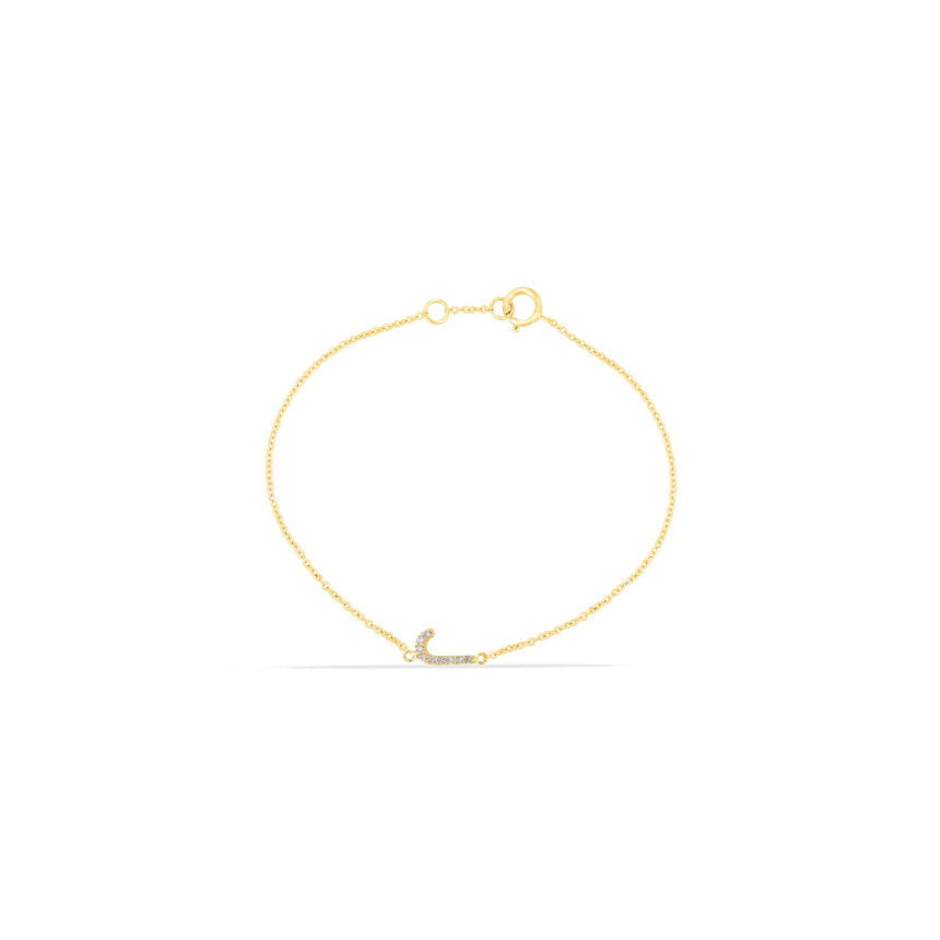 J Initial Bracelet - Alexis Jae Jewelry