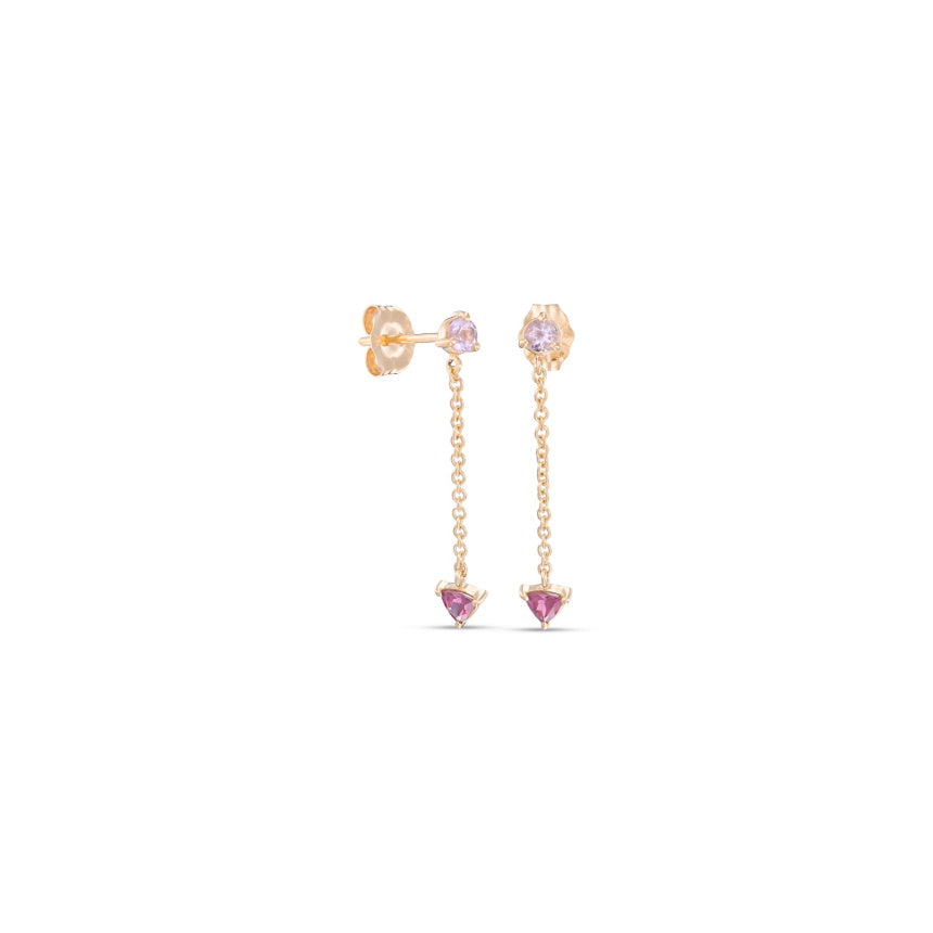 Light Pink Stone Earrings - Alexis Jae Jewelry