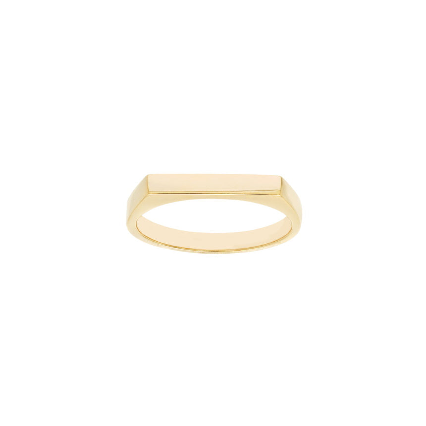 Skinny Signet Ring - Alexis Jae Jewelry
