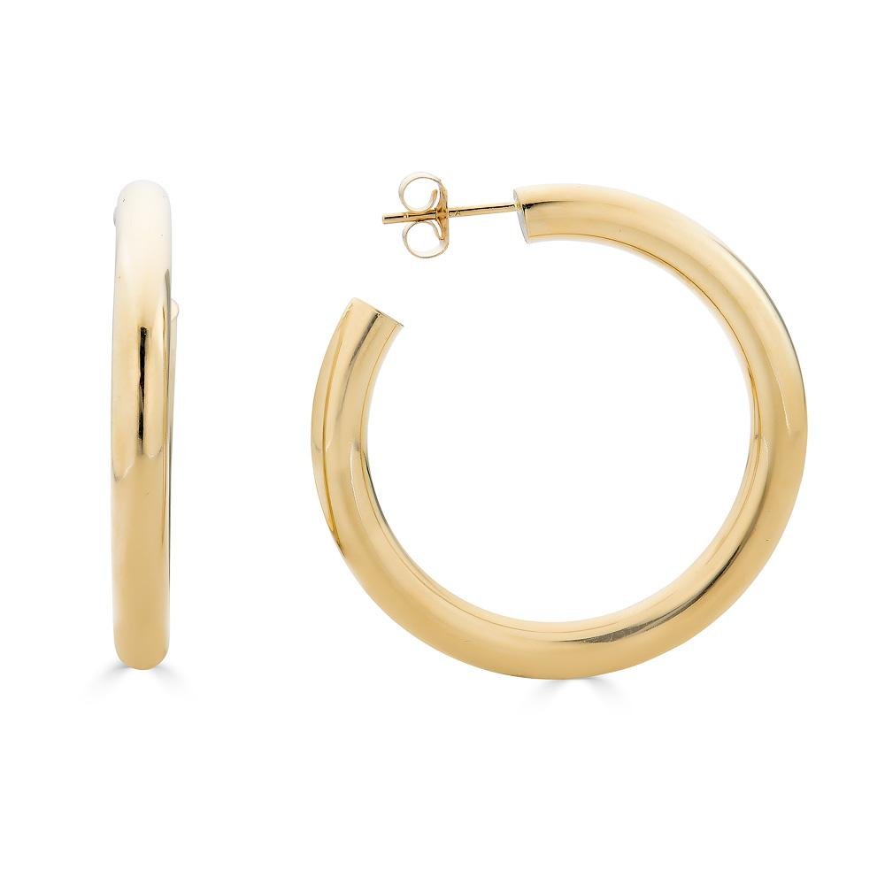 35mm hoop earrings - Alexis Jae Jewelry
