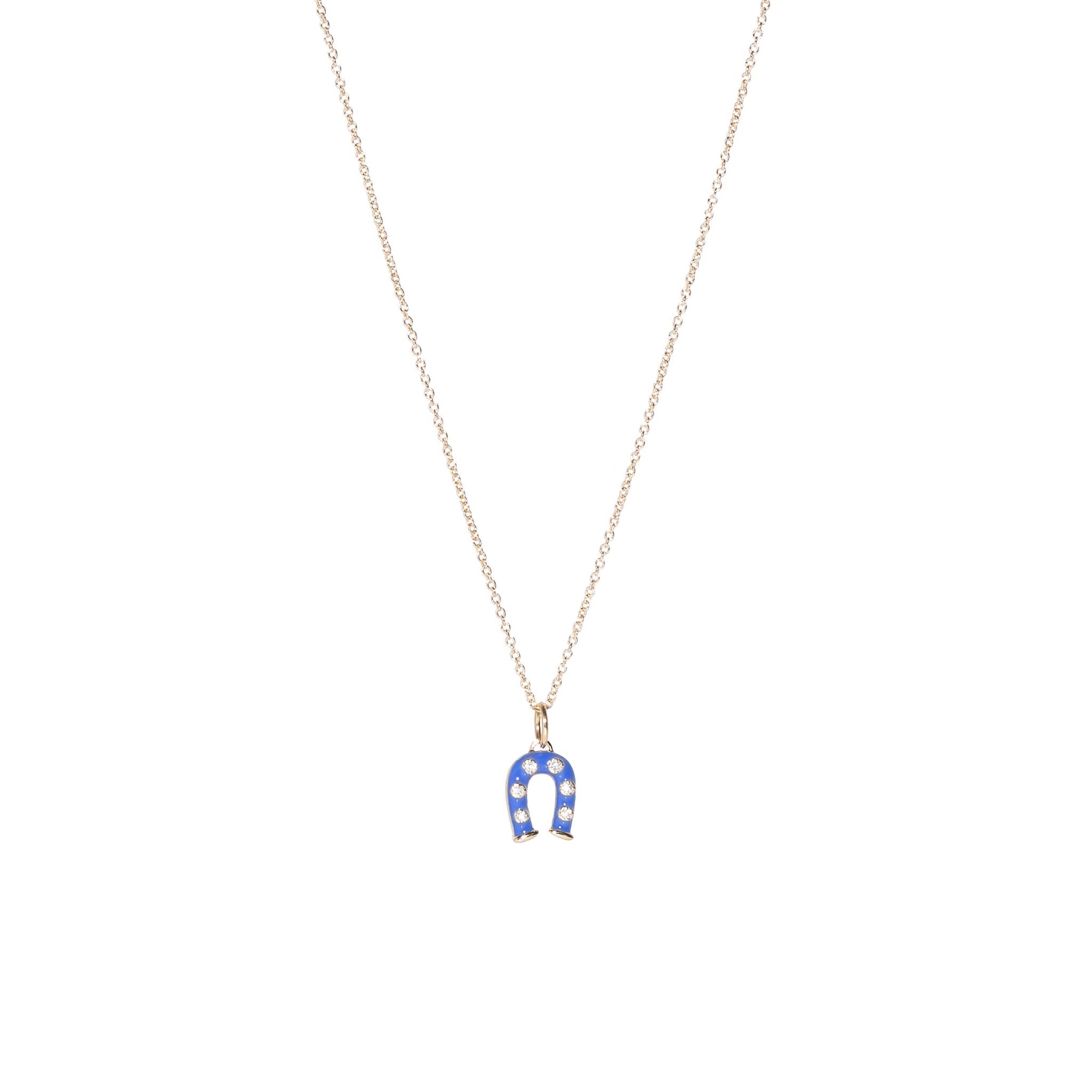 Gold Horseshoe Necklace - Alexis Jae Jewelry