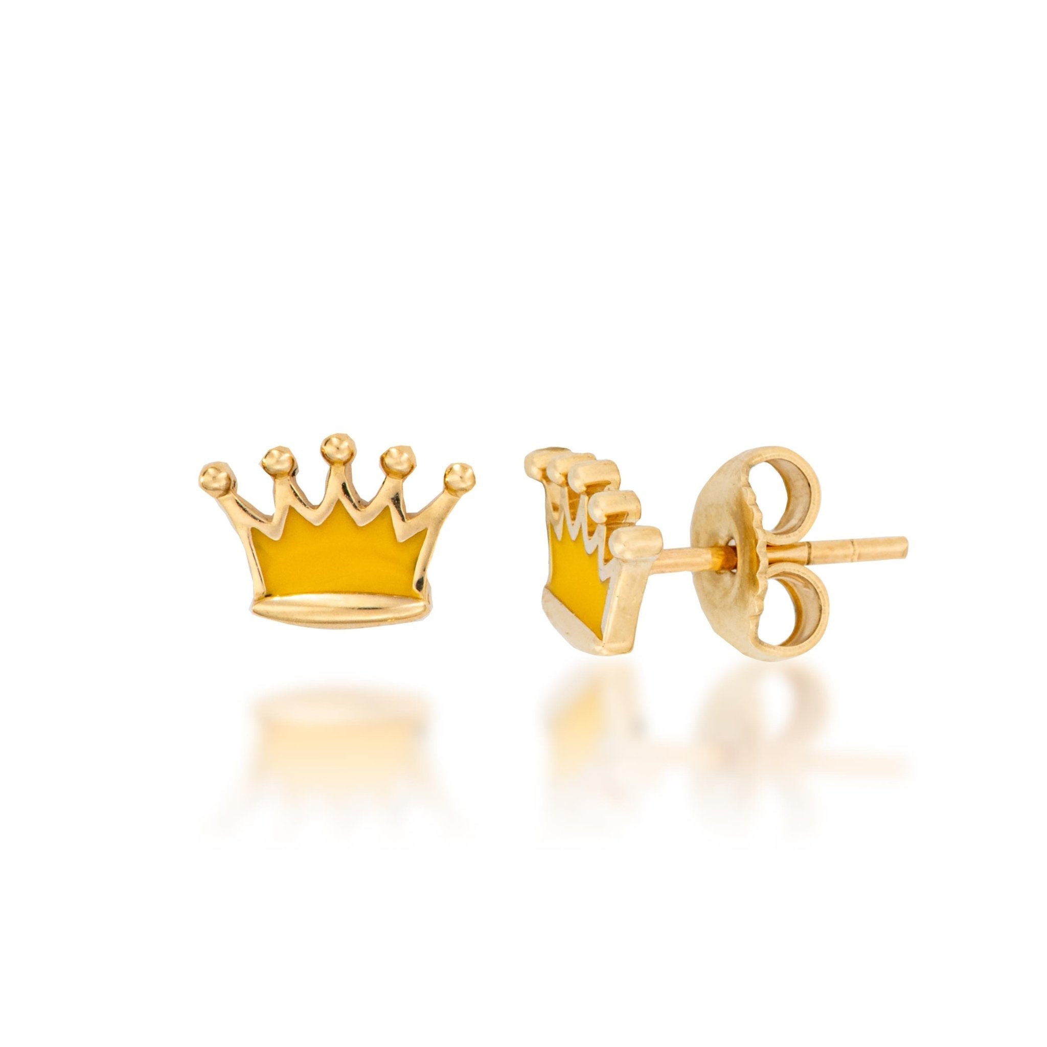 Crown Earring Studs - Alexis Jae Jewelry