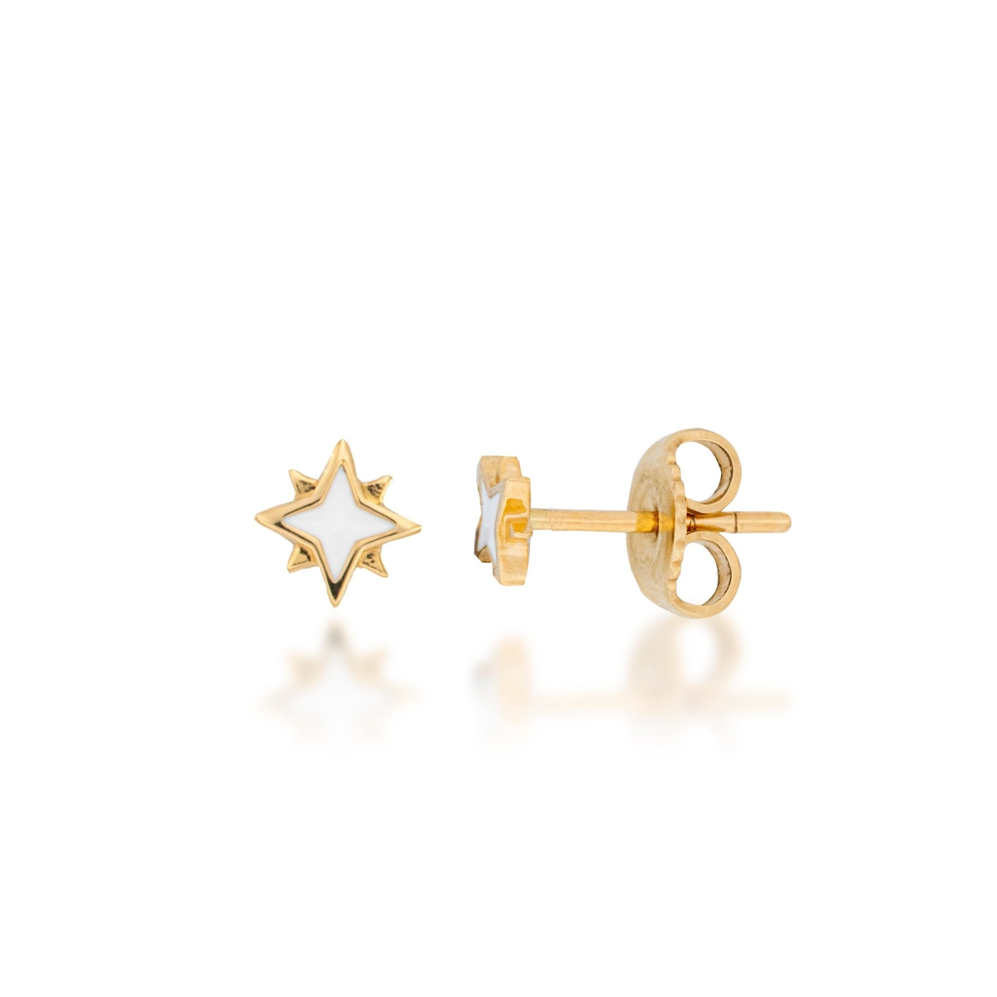 Gold Starburst Earrings - Alexis Jae Jewelry