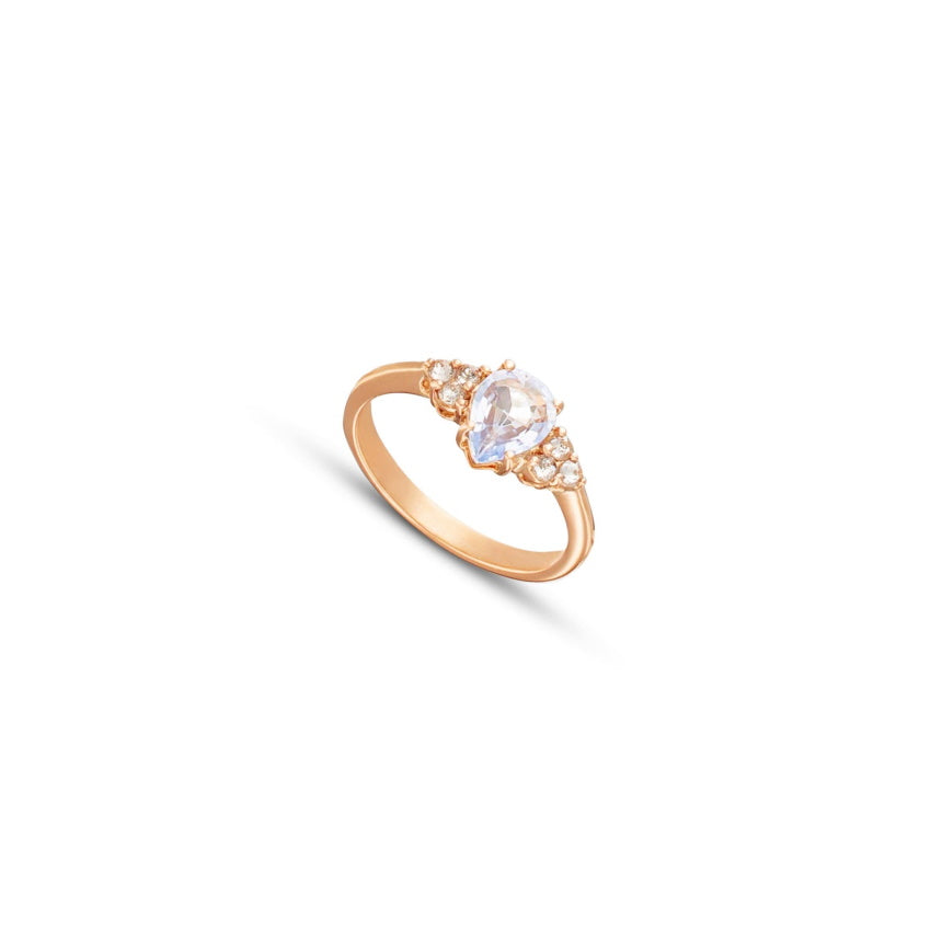 Light Blue Sapphire Engagement Ring - Alexis Jae Jewelry