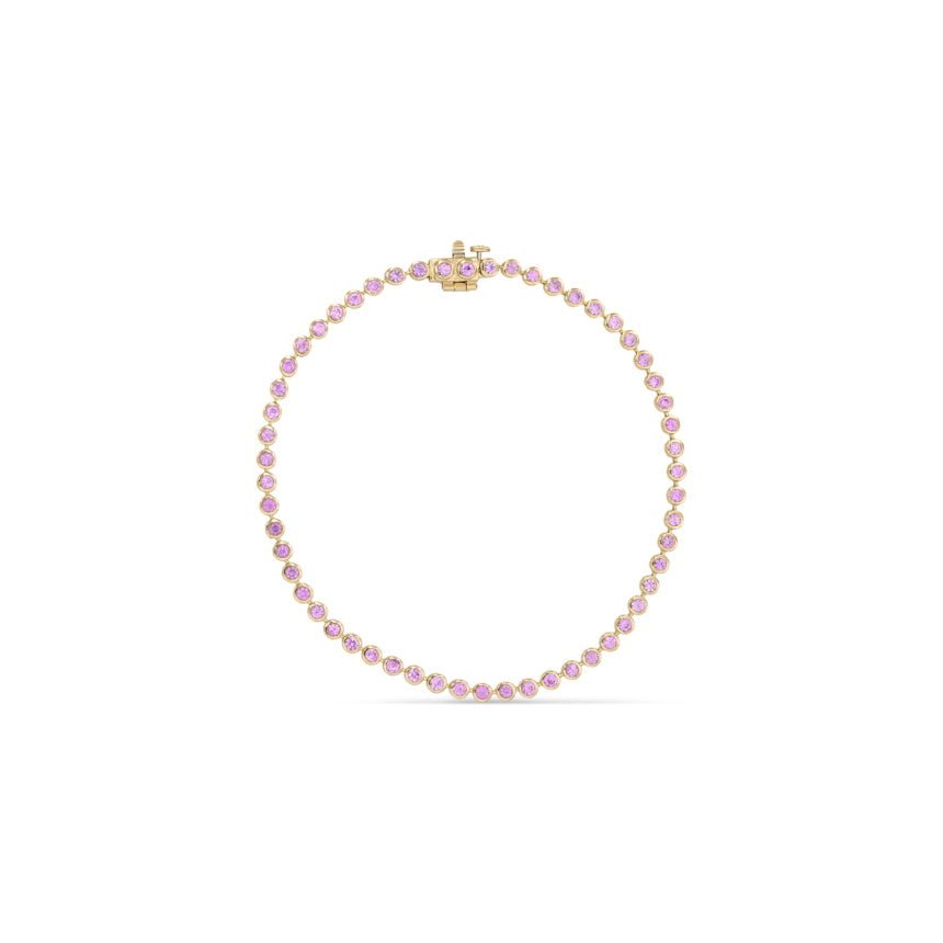 Pink Sapphire Bracelet - Alexis Jae