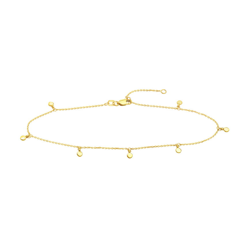 Real Gold Ankle Bracelet - Alexis Jae Jewelry