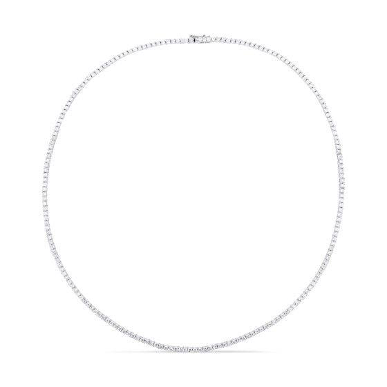 Small Diamond Tennis Necklace - Alexis Jae Jewelry