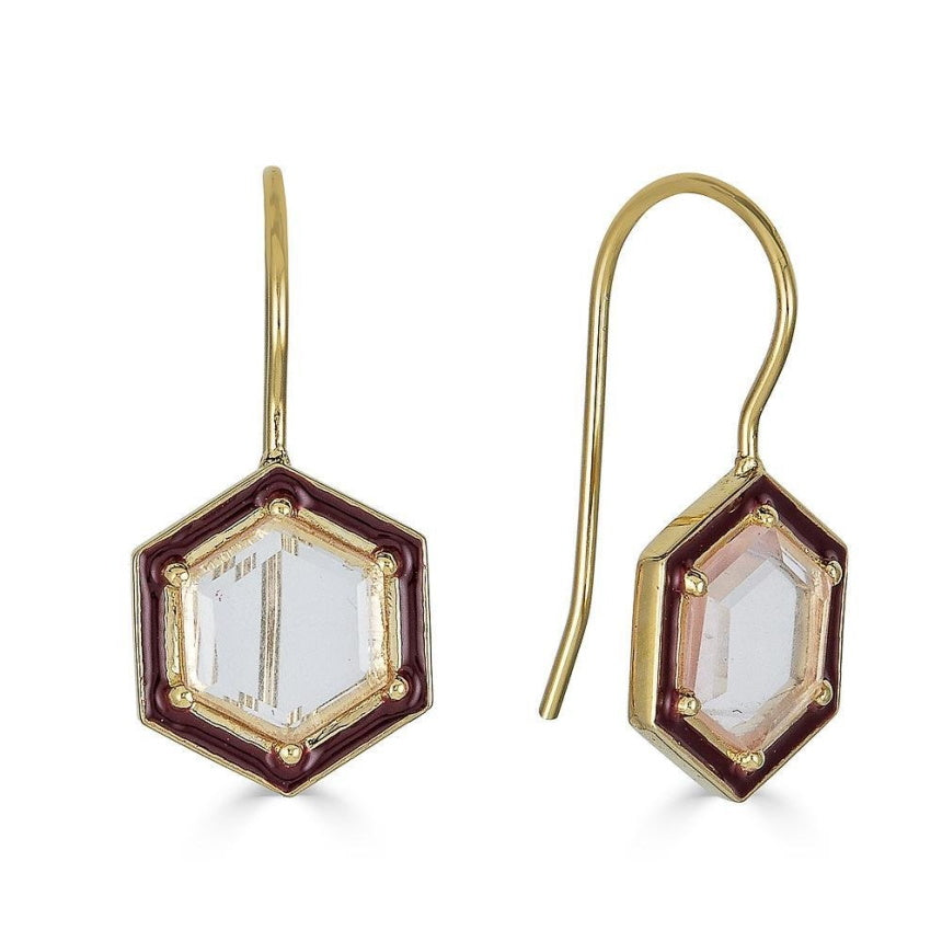 14K Gold Art Deco Earrings - Alexis Jae Jewelry