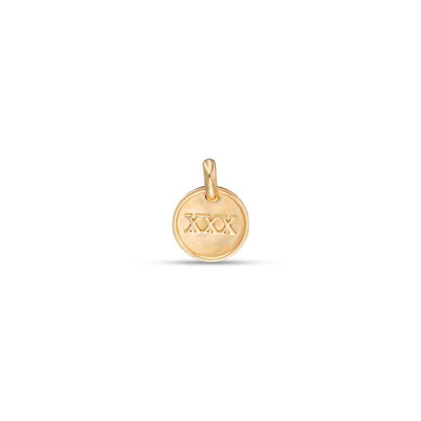 14K Gold Roman Numeral Necklace - Alexis Jae Jewelry