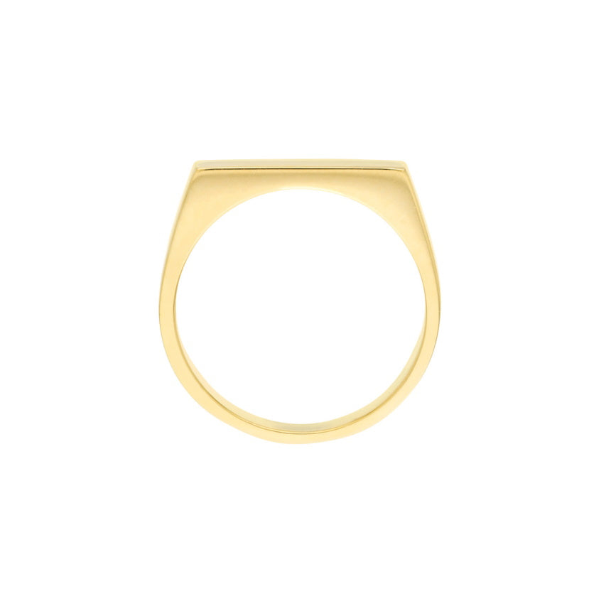 14K Gold Signet Ring - Alexis Jae Jewelry