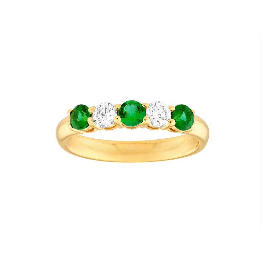 Birthstone Ring 5 Stones - Alexis Jae Jewelry