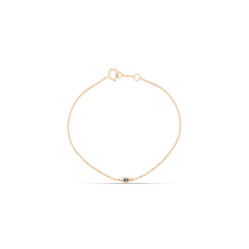 Blue Sapphire Bracelet Gold - Alexis Jae Jewelry