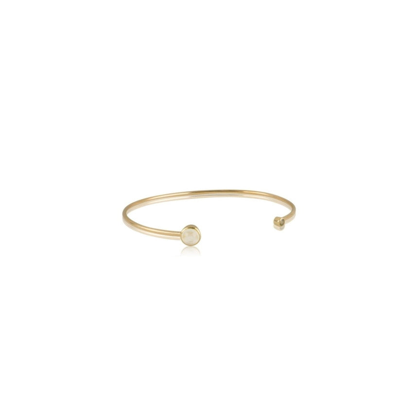 Cuff Bracelet With Gemstones - Alexis Jae Jewelry