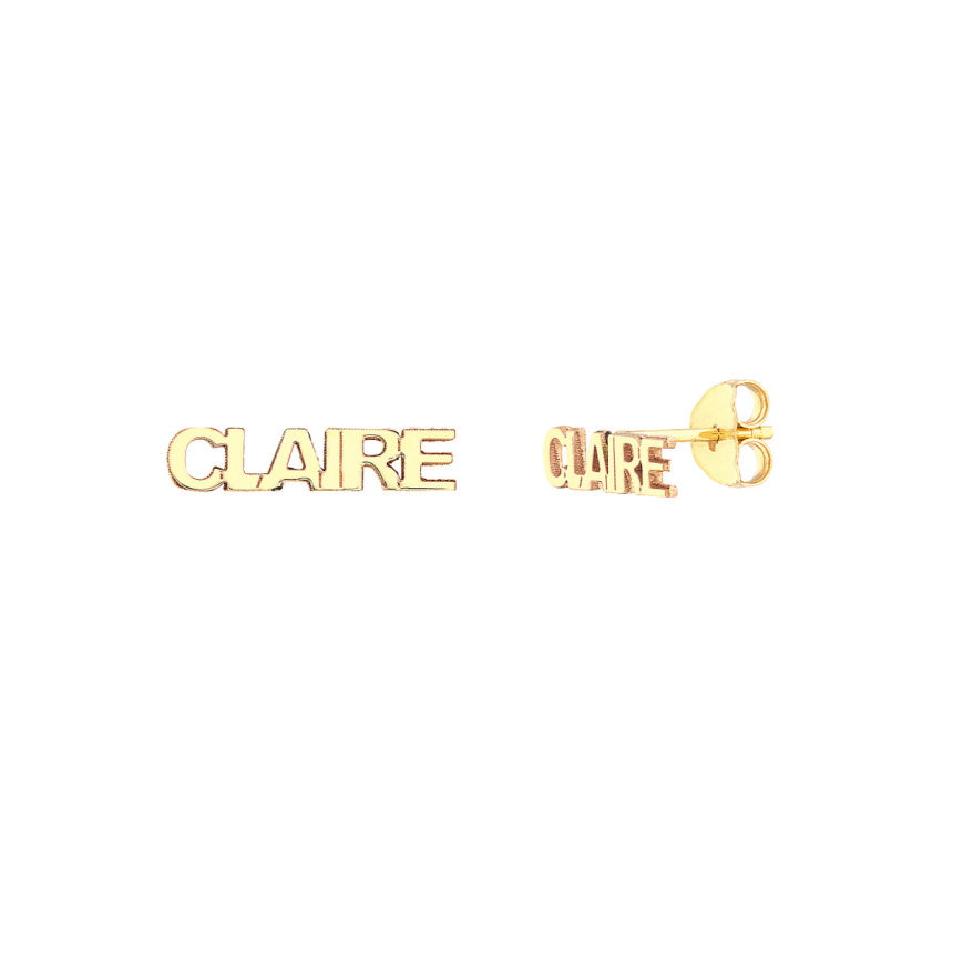 Customized Earrings With Name - Alexis Jae Jewelry