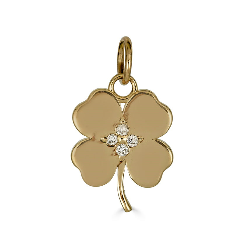 Diamond 4 Leaf Clover Necklace - Alexis Jae Jewelry