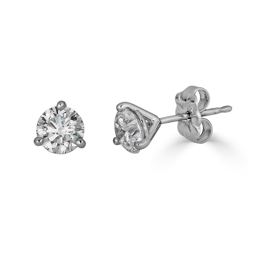 Diamond Earrings 1 Carat Studs - Alexis Jae Jewelry