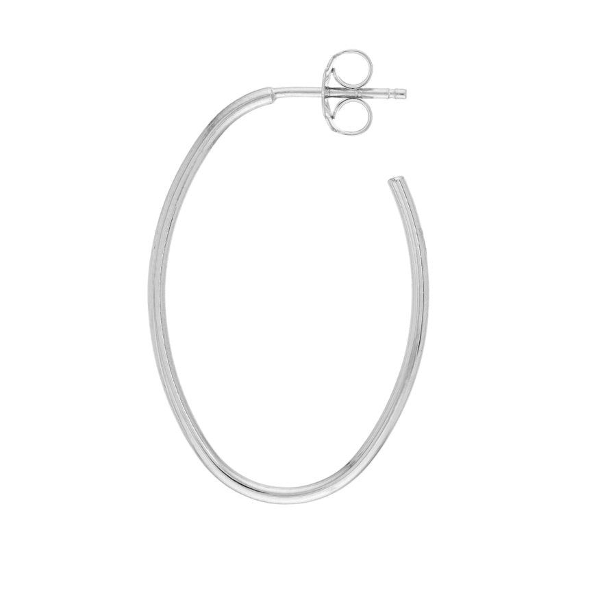 Elongated Hoop Earrings - Alexis Jae Jewelry