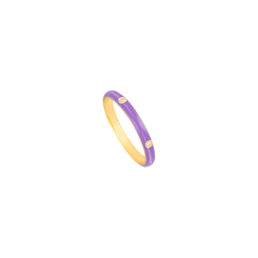 Enamel Ring Band - Alexis Jae Jewelry
