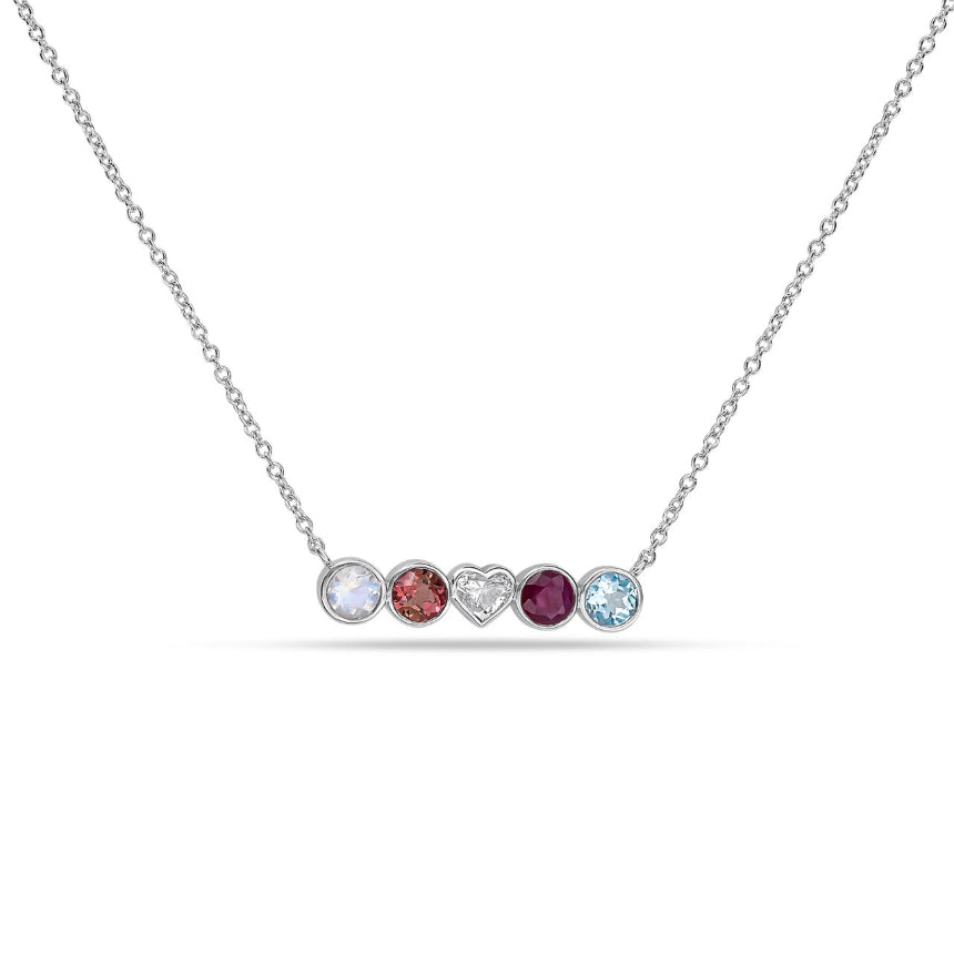 Four Birthstone Necklace - Alexis Jae Jewelry