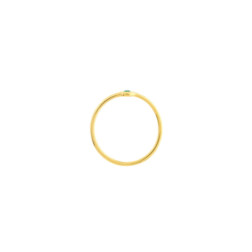 Gold and Emerald Ring - Alexis Jae Jewelry