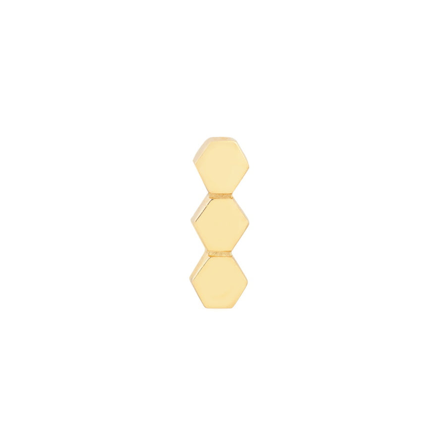Gold Bar Earrings 14K - Alexis Jae Jewelry