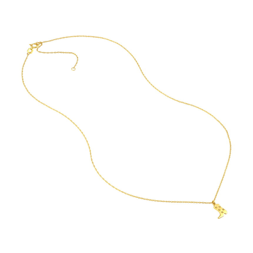 Gold Boot Necklace - Alexis Jae Jewelry