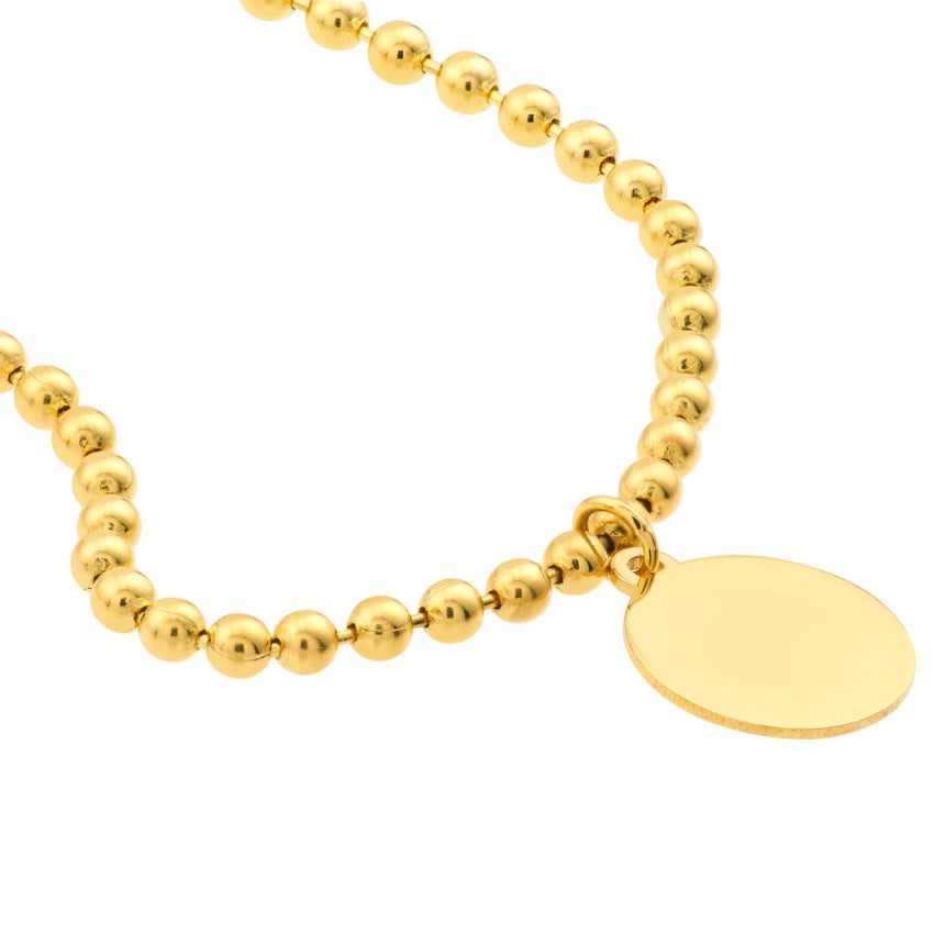 Gold Bracelet With Initials - Alexis Jae Jewelry