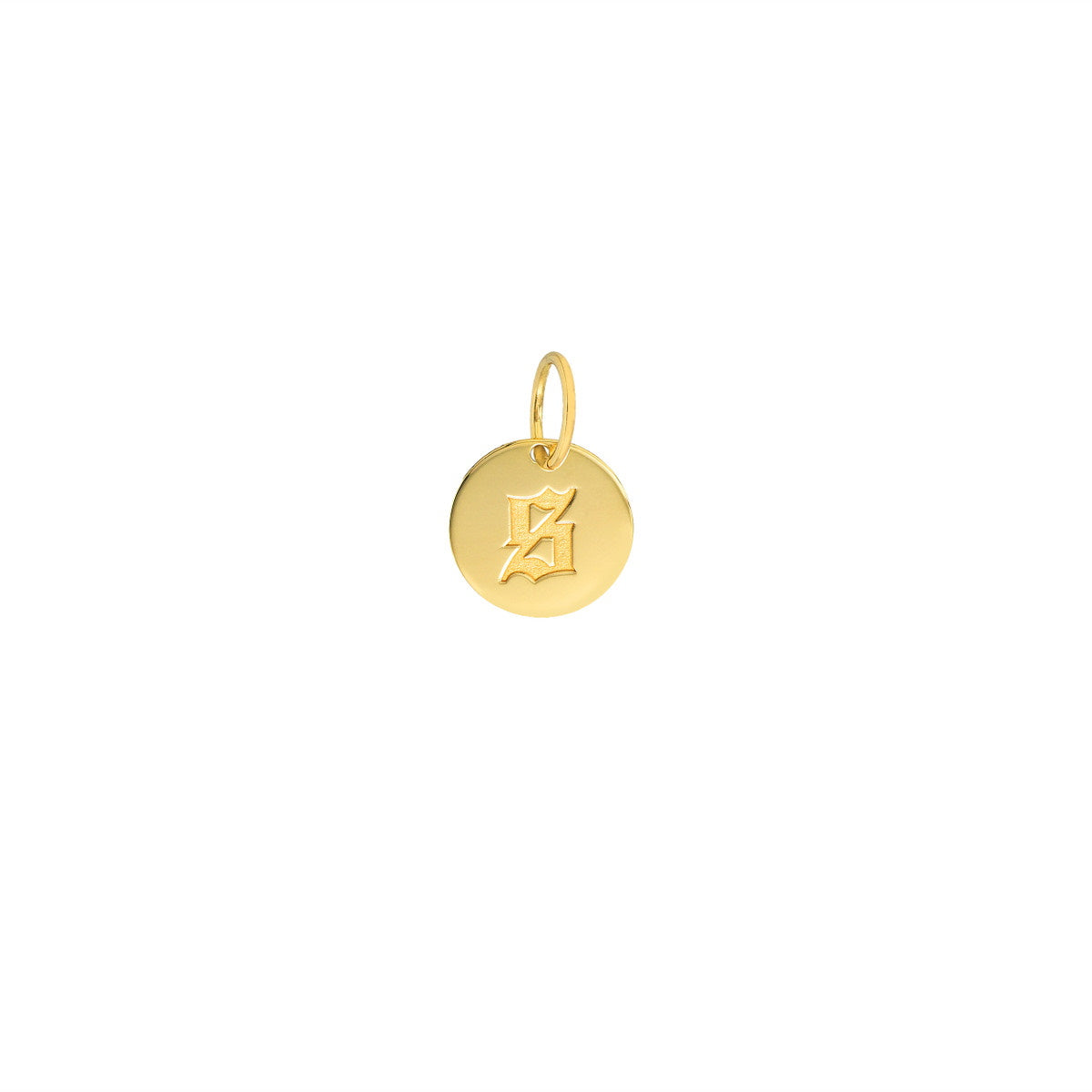Gold Circle Charm - Alexis Jae Jewelry