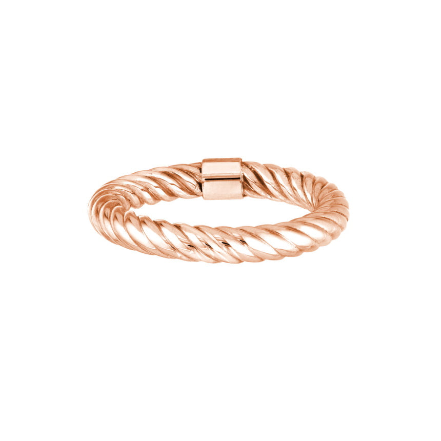 Gold Twisted Band - Alexis Jae Jewelry