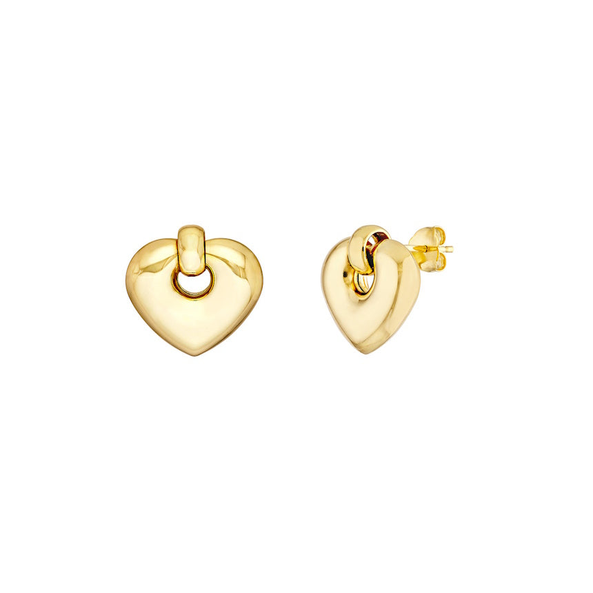 Heart Door Knocker Earrings - Alexis Jae Jewelry 