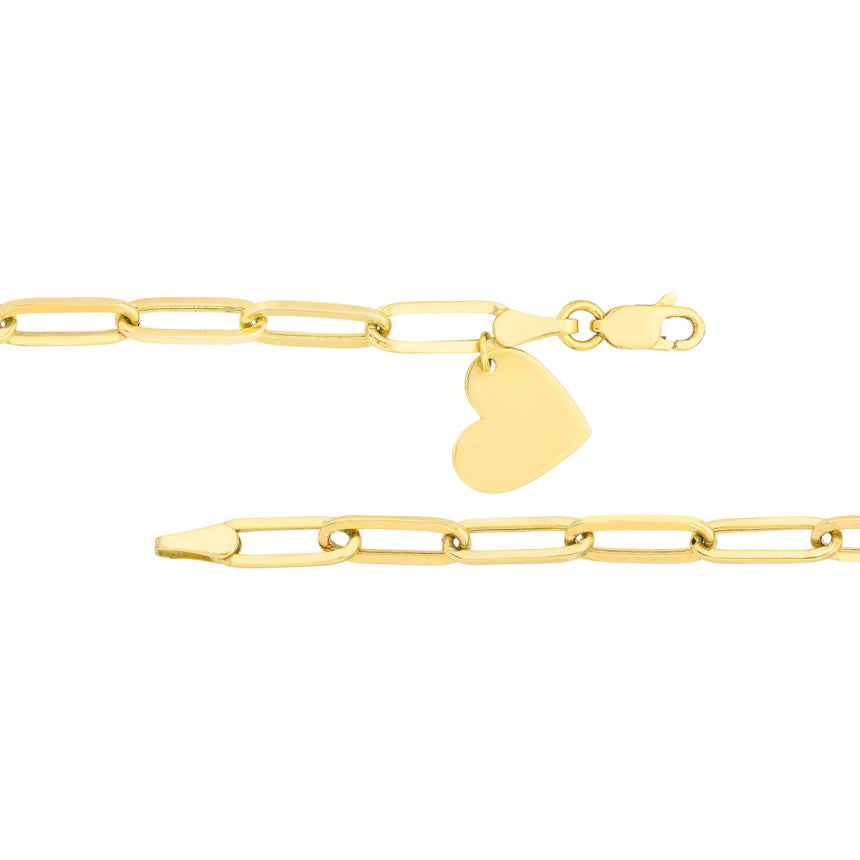 Heart Link Bracelet - Alexis Jae Jewelry