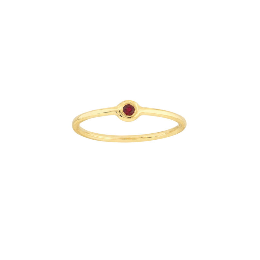 July Birthstone Stackable Ring - Alexis Jae Jewelry