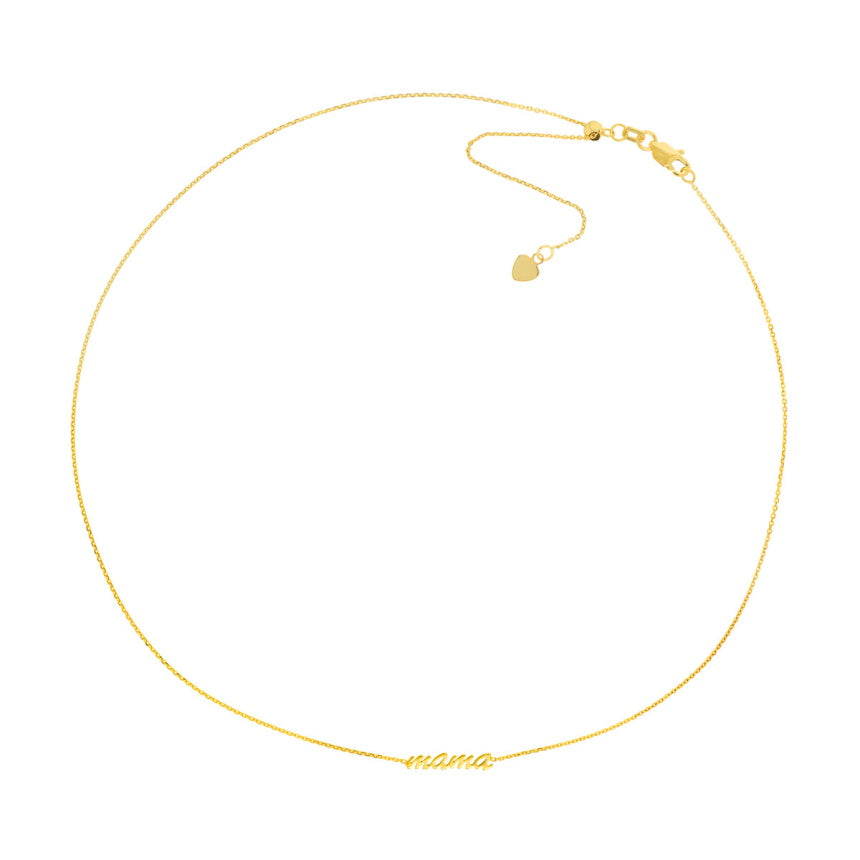 Mama Cursive Necklace - Alexis Jae Jewelry