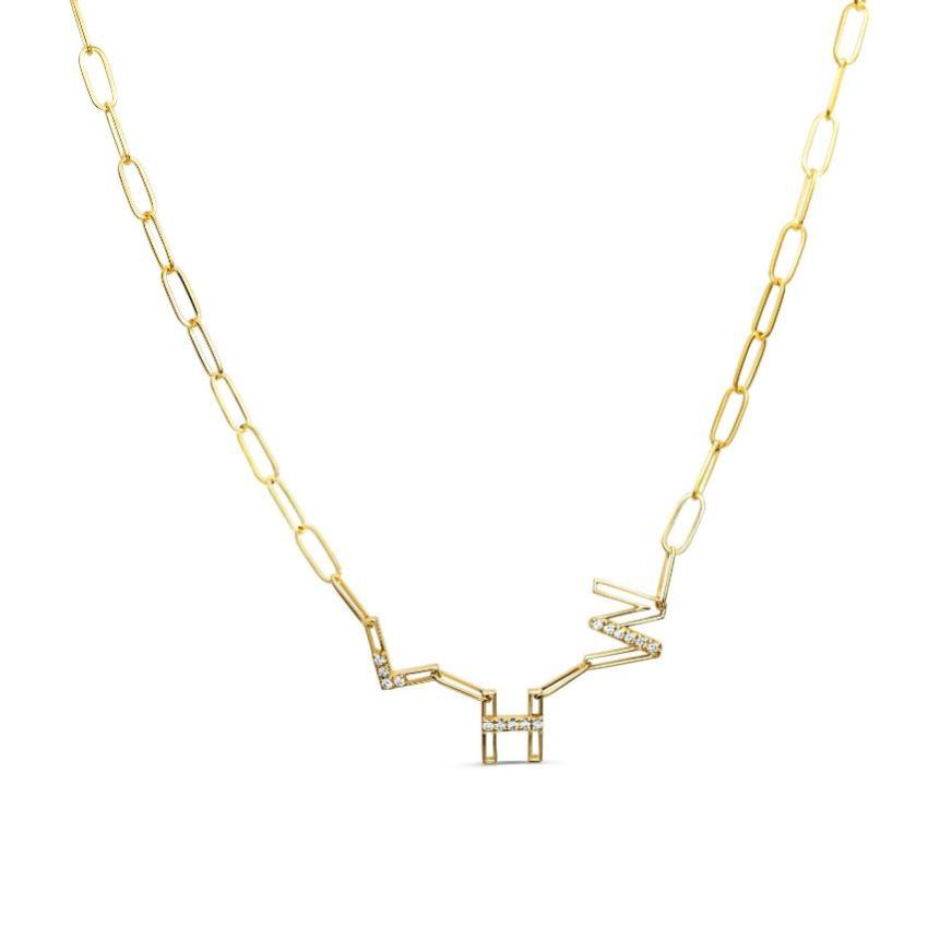 Necklace With Multiple Initials - Alexis Jae Jewelry