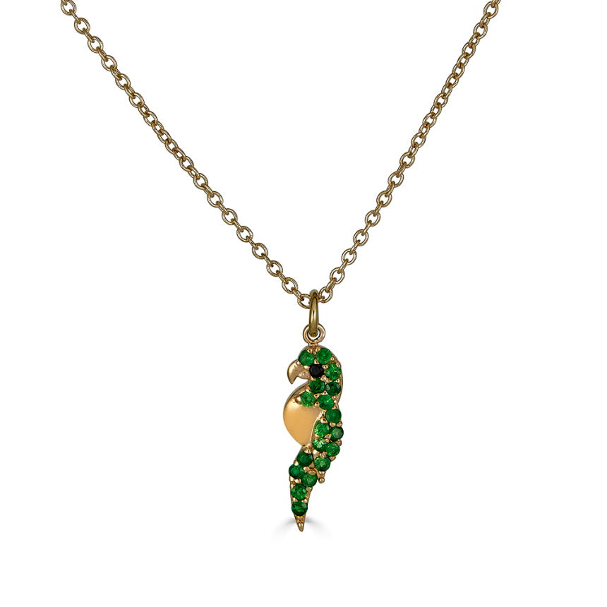 Parrot Green Necklace - Alexis Jae Jewelry