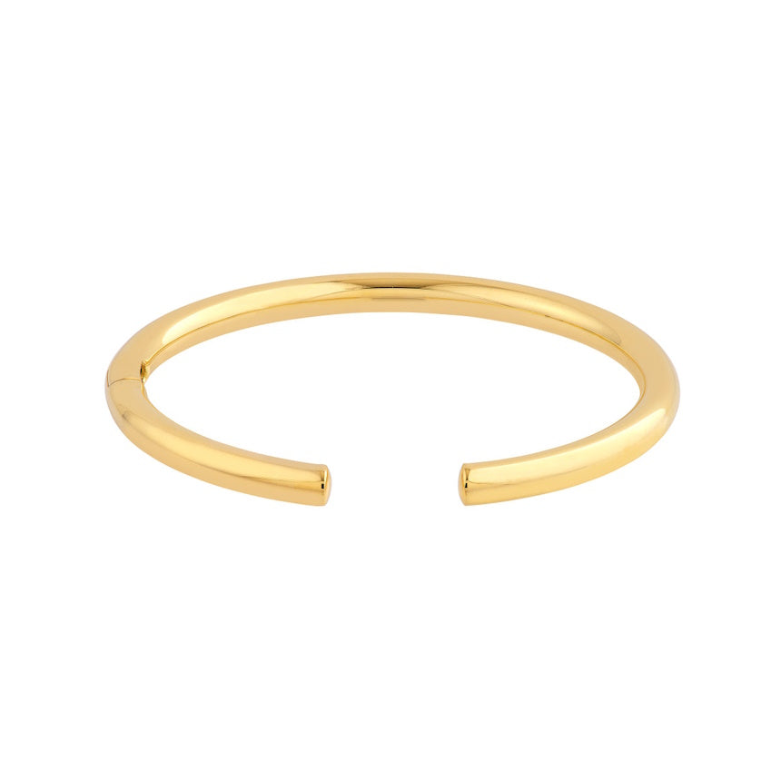 Plain Gold Cuff Bracelet - Alexis Jae Jewelry