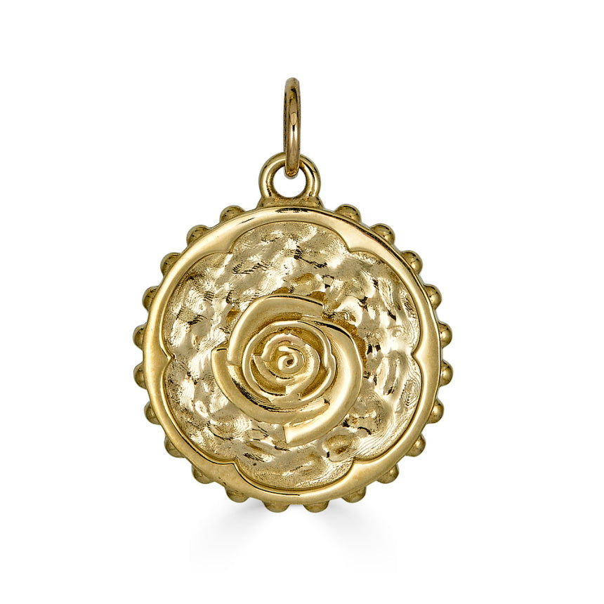 Rose Charm For Necklace - Alexis Jae Jewelry