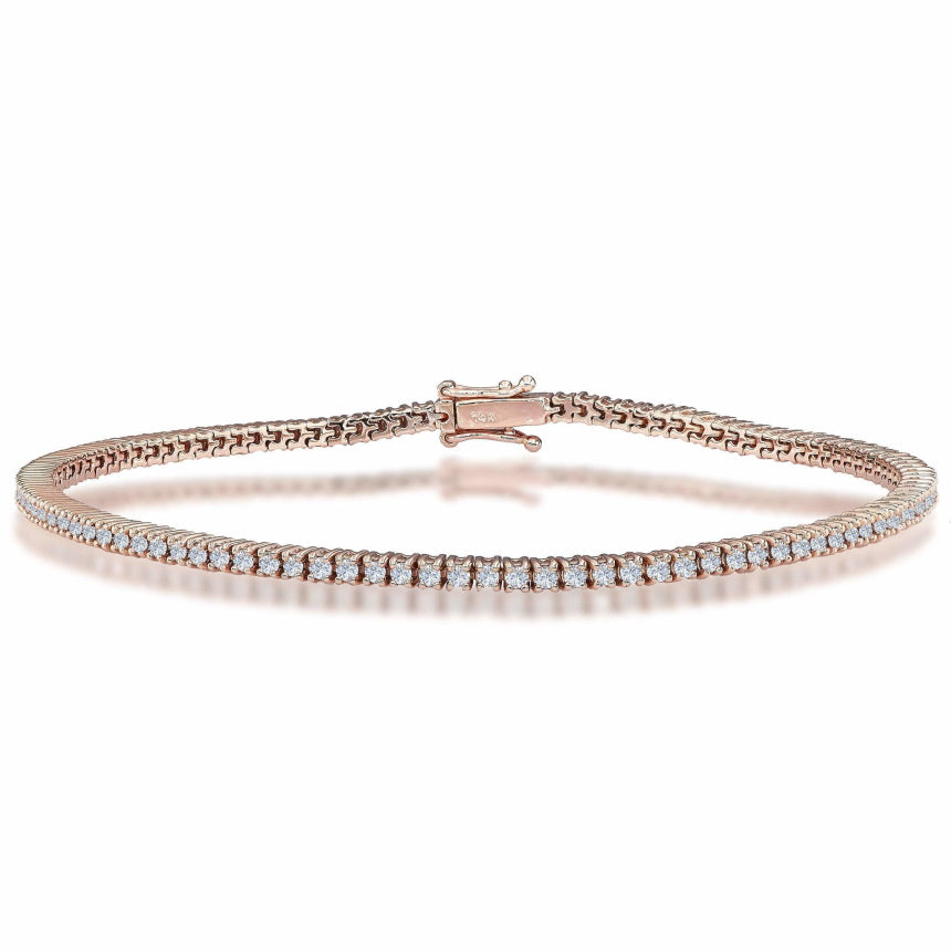 Real Diamond Tennis Bracelet - Alexis Jae Jewelry