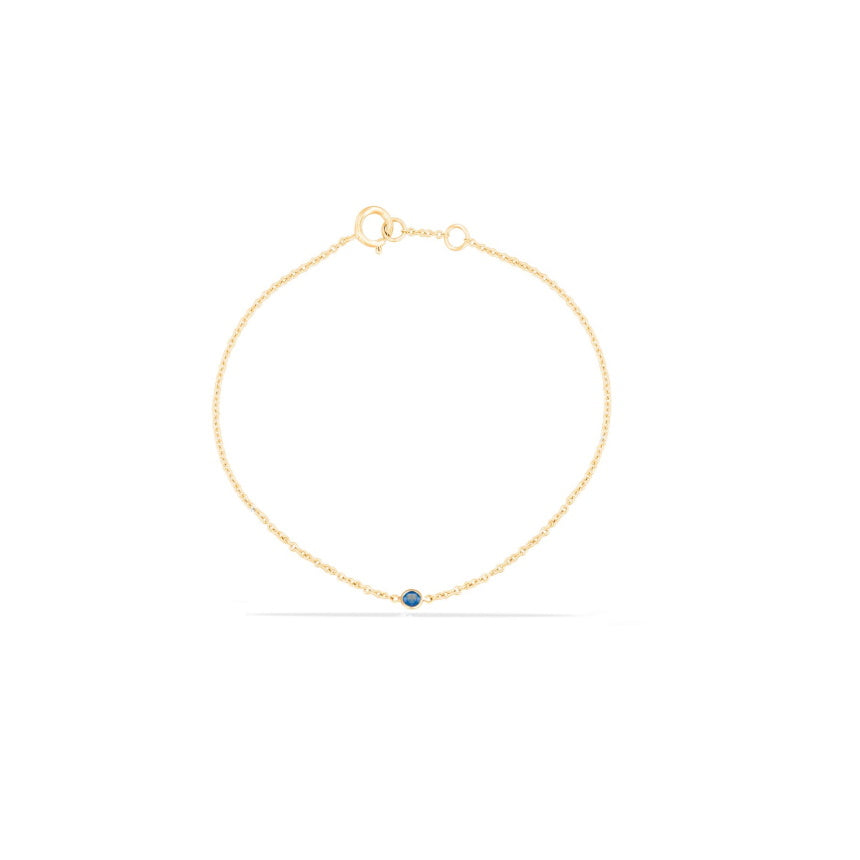 Single Sapphire Bracelet - Alexis Jae Jewelry
