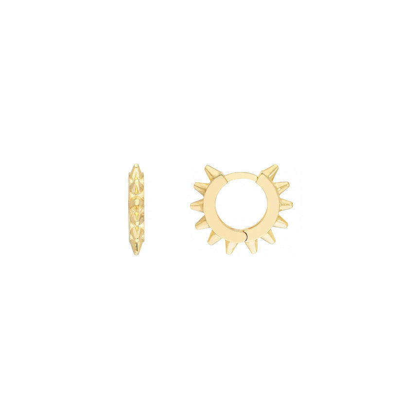 Spiky Hoop Earrings - Alexis Jae Jewelry