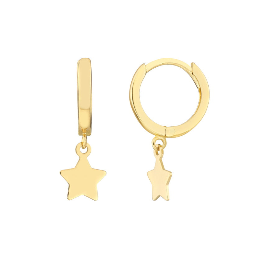 Star Huggie Earrings - Alexis Jae Jewelry