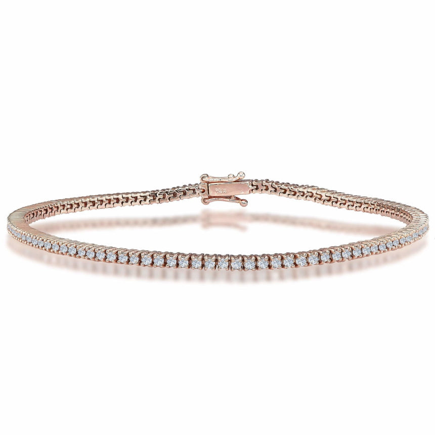 Tiny Tennis Bracelet - Alexis Jae Jewelry