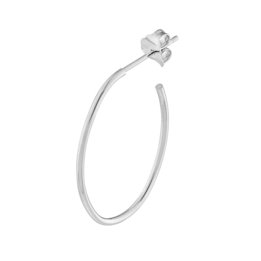 Very Thin Gold Hoop Earrings - Alexis Jae Jewelry
