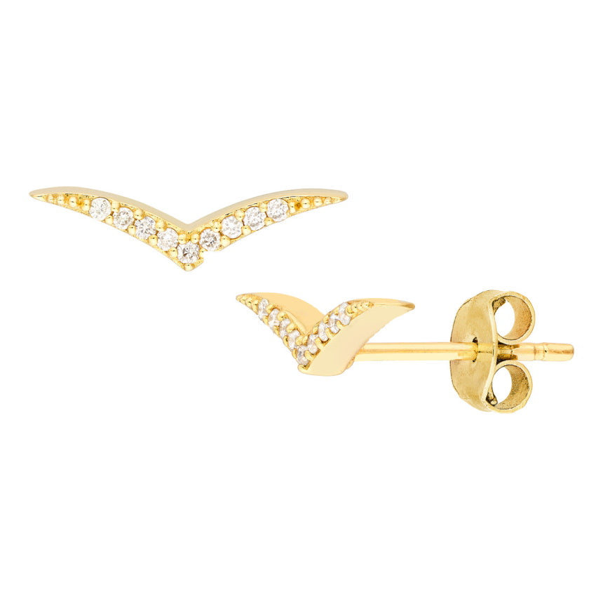 Wing Shaped Earrings - Alexis Jae Jewelry
