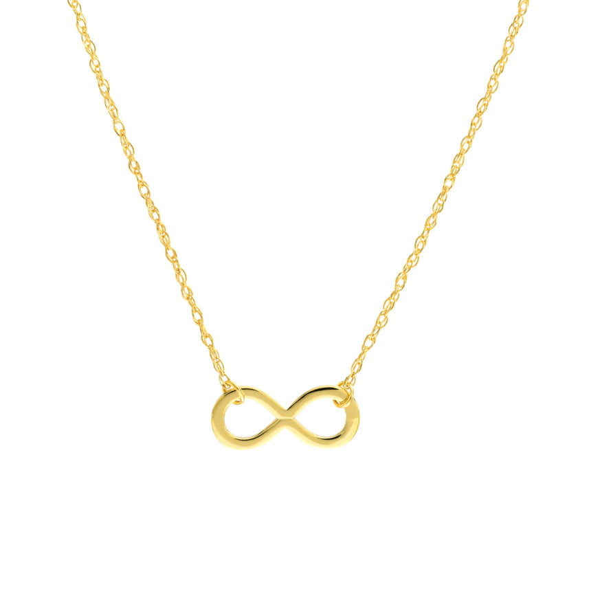 14k Gold Infinity Necklace - Alexis Jae Jewelry
