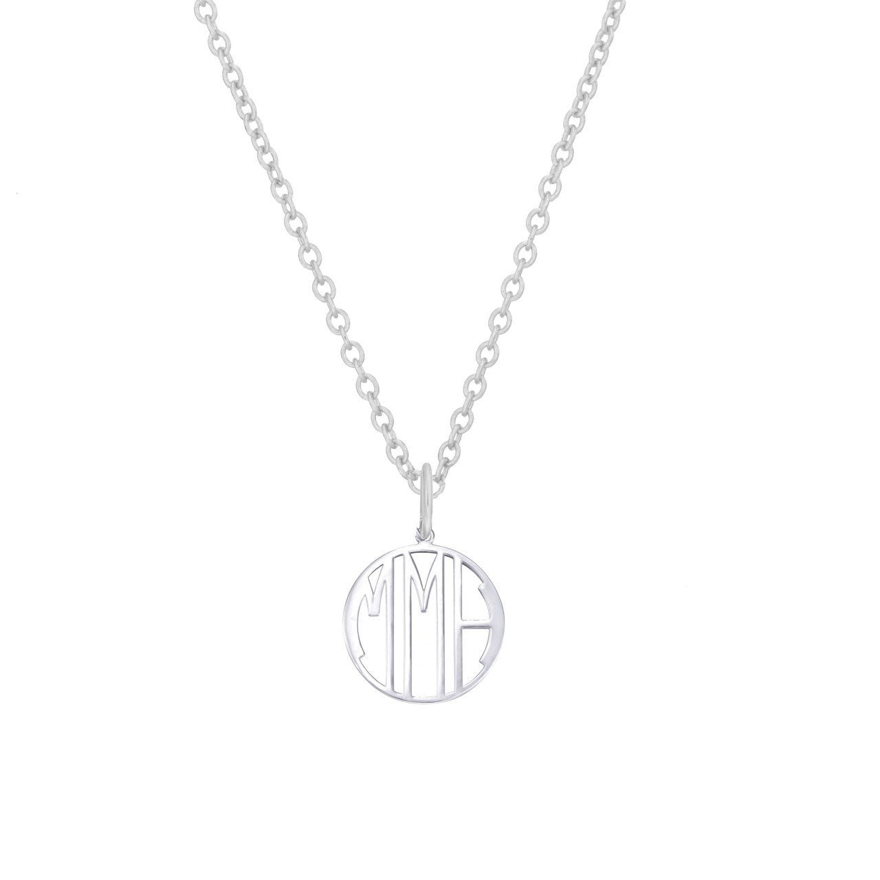 3 Initial Monogram Pendant - Alexis Jae Jewelry