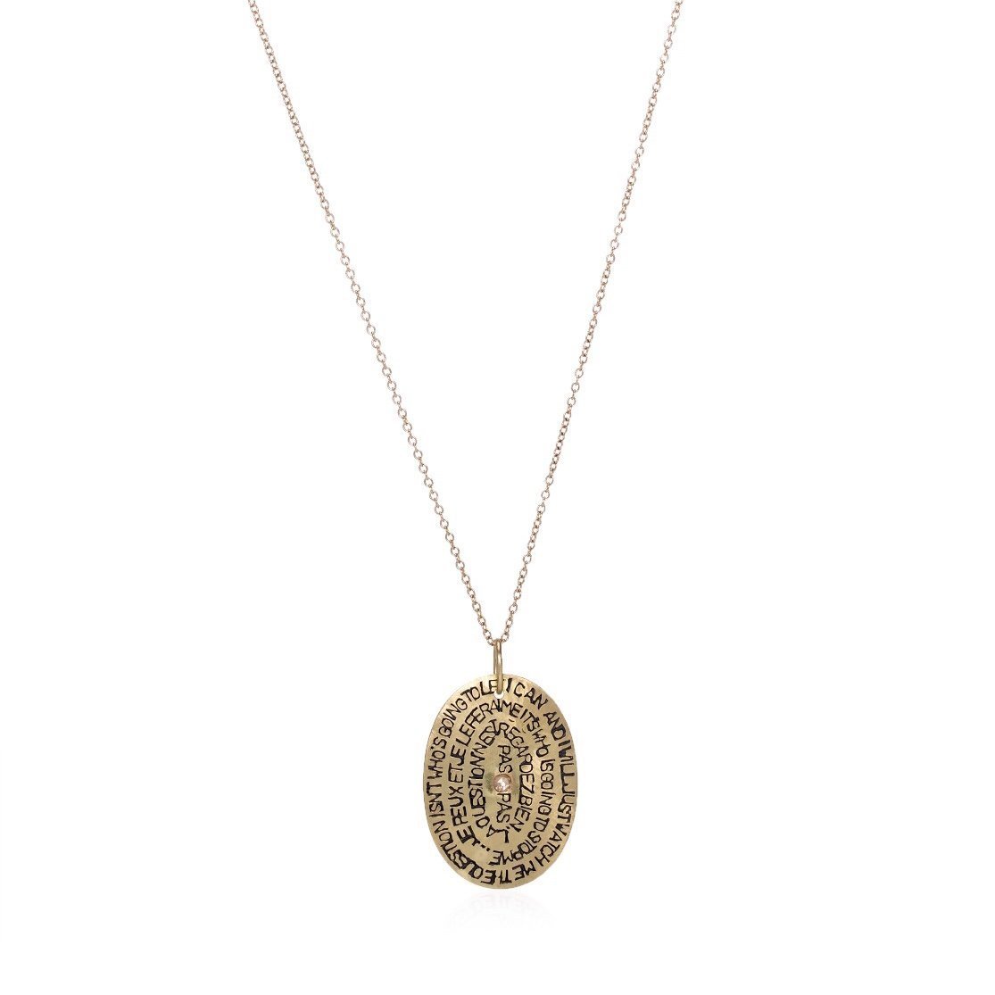 Custom Saying Necklace - Alexis Jae Jewelry