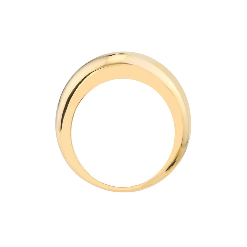 14K Gold Dome Ring - Alexis Jae Jewelry